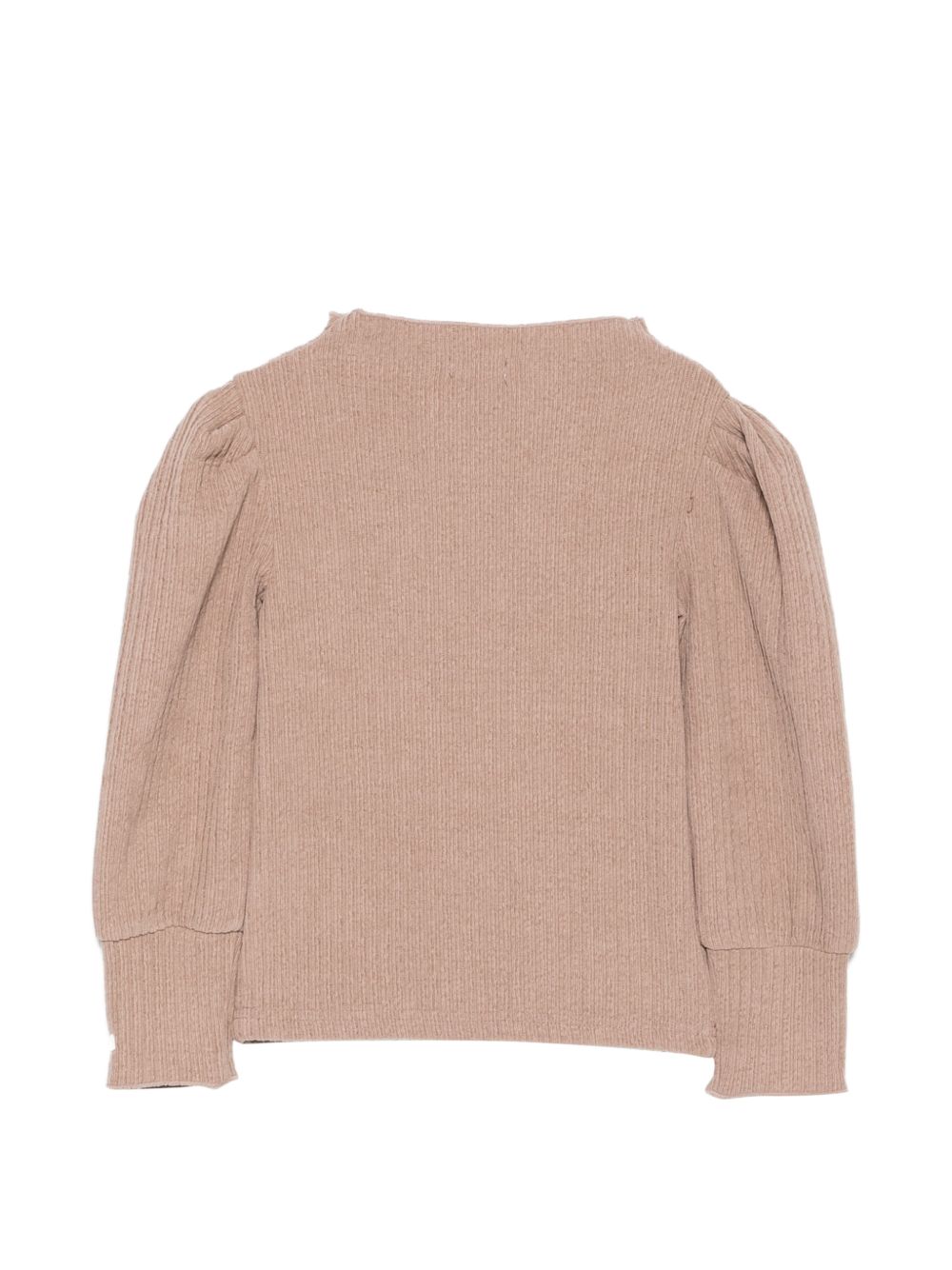 Maglione per bambina Donsje Kids beige con lavorazione in maglia a coste 4107100 00106 DONSJE KIDS 
