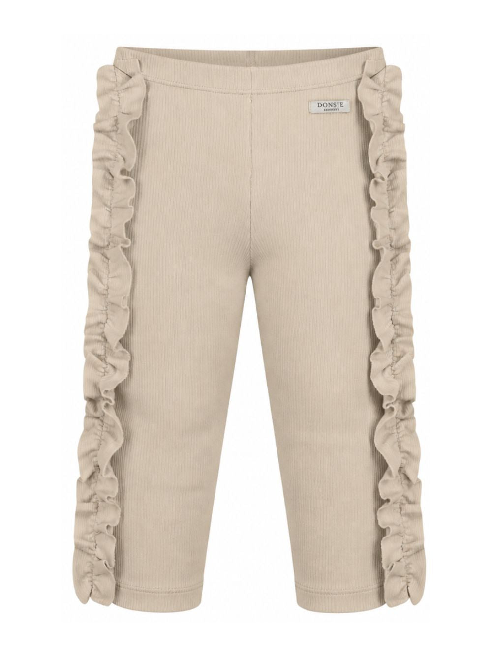 Leggings per bambina Donsje beige con volant sui lati 4119800 00004 DONSJE KIDS 