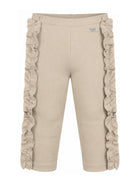 Leggings per bambina Donsje beige con volant sui lati 4119800 00004 DONSJE KIDS 