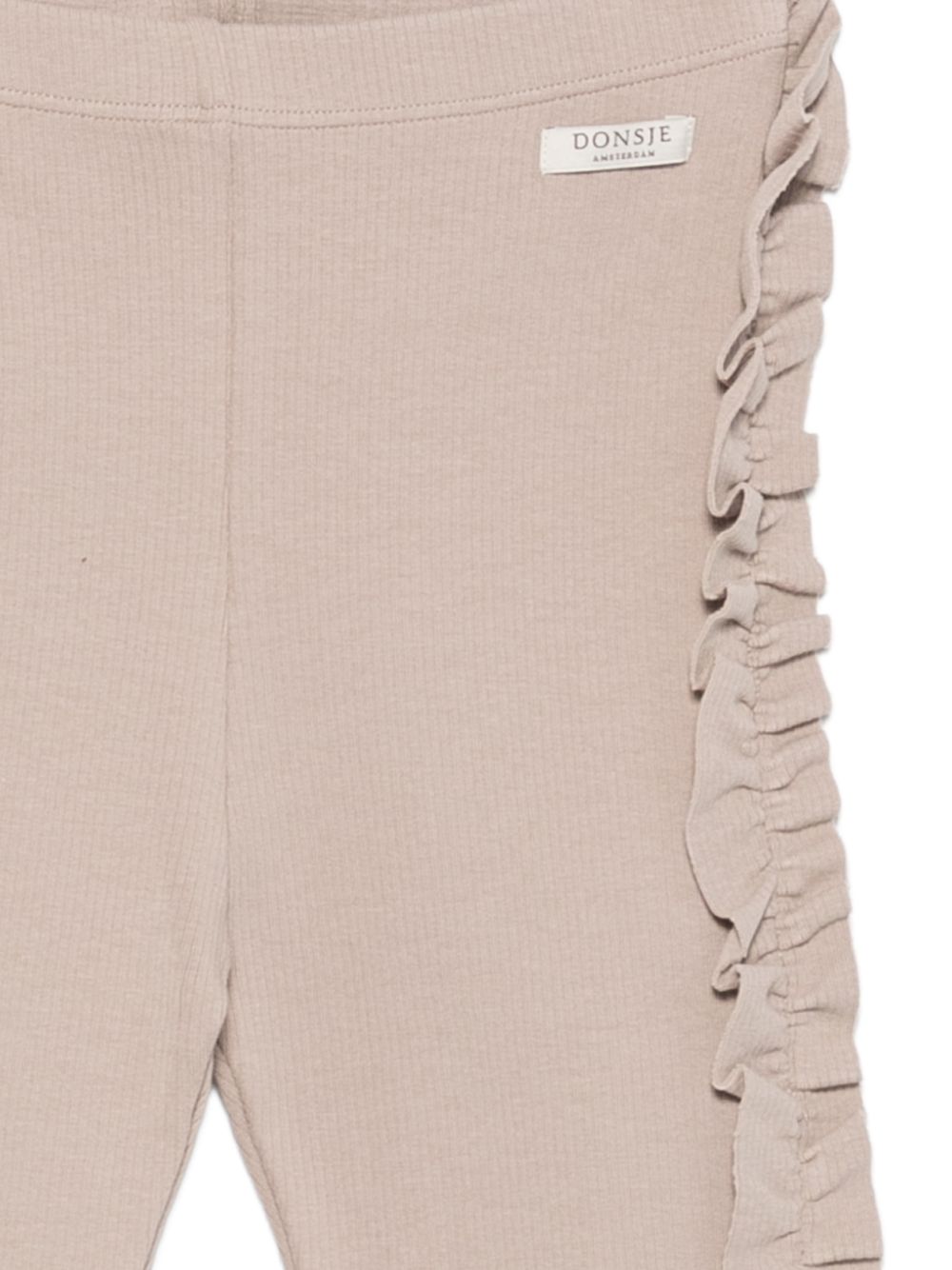 Leggings per bambina Donsje beige con volant sui lati 4119800 00106 DONSJE KIDS 