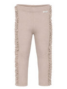 Leggings per bambina Donsje beige con volant sui lati 4119800 00106 DONSJE KIDS 