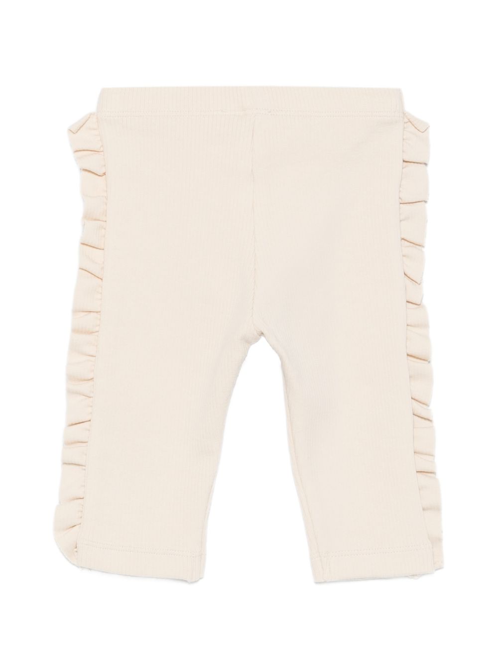 Leggings per neonata Donsje beige con volant sui lati 4119800NB 00004 DONSJE KIDS 