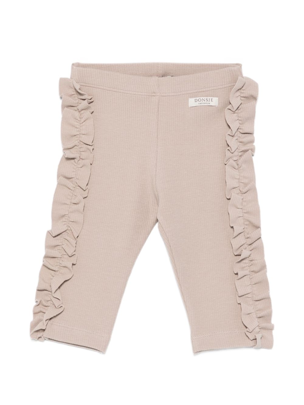 Leggings per neonata Donsje beige con volant sui lati 4119800NB 00106 DONSJE KIDS 