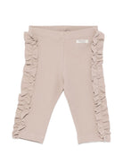 Leggings per neonata Donsje beige con volant sui lati 4119800NB 00106 DONSJE KIDS 