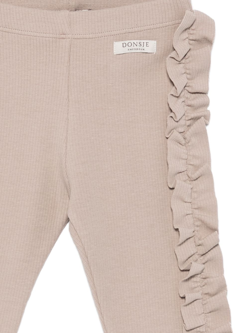 Leggings per neonata Donsje beige con volant sui lati 4119800NB 00106 DONSJE KIDS 