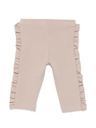 Leggings per neonata Donsje beige con volant sui lati 4119800NB 00106 DONSJE KIDS 