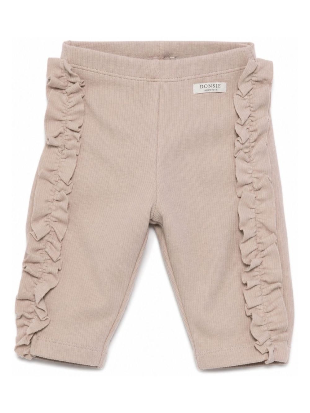 Leggings per neonata Donsje beige con volant sui lati 4119800NB 00106 DONSJE KIDS 
