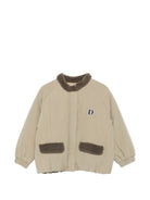 Bomber Oscor per bambino Donsje Kids verde con applicazione con logo sul petto 4121600 00016 DONSJE KIDS 