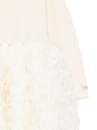 Abito per bambina Donsje Kids bianco con gonna a balze 4122200 00009 DONSJE KIDS 