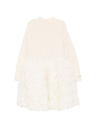 Abito per bambina Donsje Kids bianco con gonna a balze 4122200 00009 DONSJE KIDS 