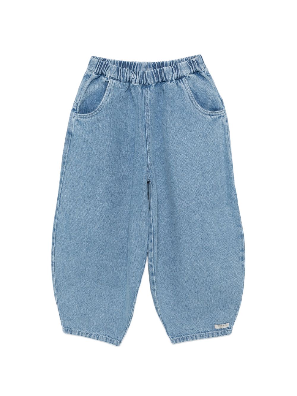 Jeans Dinotje per bambino Donsje Kids azzurri con effetto slavato 4123900 00080 DONSJE KIDS 