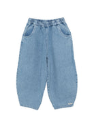 Jeans Dinotje per bambino Donsje Kids azzurri con effetto slavato 4123900 00080 DONSJE KIDS 