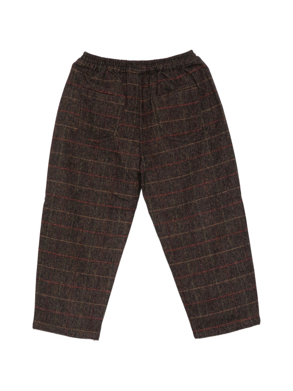 Pantaloni per bambino Donsje Kids marroni con trama in tweed 4124000 S0049 DONSJE KIDS 