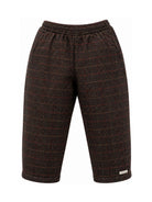 Pantaloni per bambino Donsje Kids marroni con trama in tweed 4124000 S0049 DONSJE KIDS 