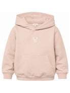 Felpa per bambina Donsje rosa con ricamo coniglietto 4124901 00018 DONSJE KIDS 