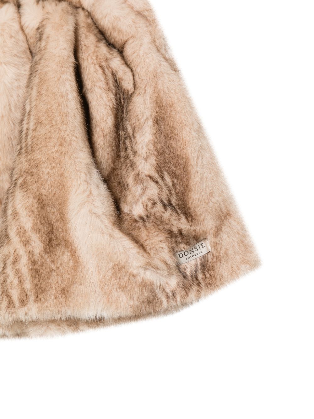 Gonna per bambina Donsje Kids beige in pelliccia sintetica 4125300 S0052 DONSJE KIDS 