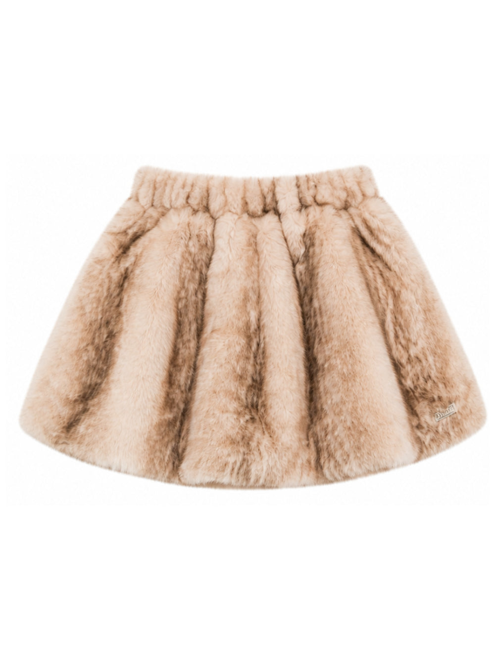 Gonna per bambina Donsje Kids beige in pelliccia sintetica 4125300 S0052 DONSJE KIDS 