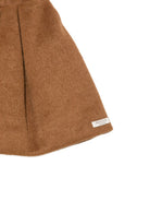 Gonna per bambina Donsje Kids marrone con texture infeltrita 4125500 00035 DONSJE KIDS 