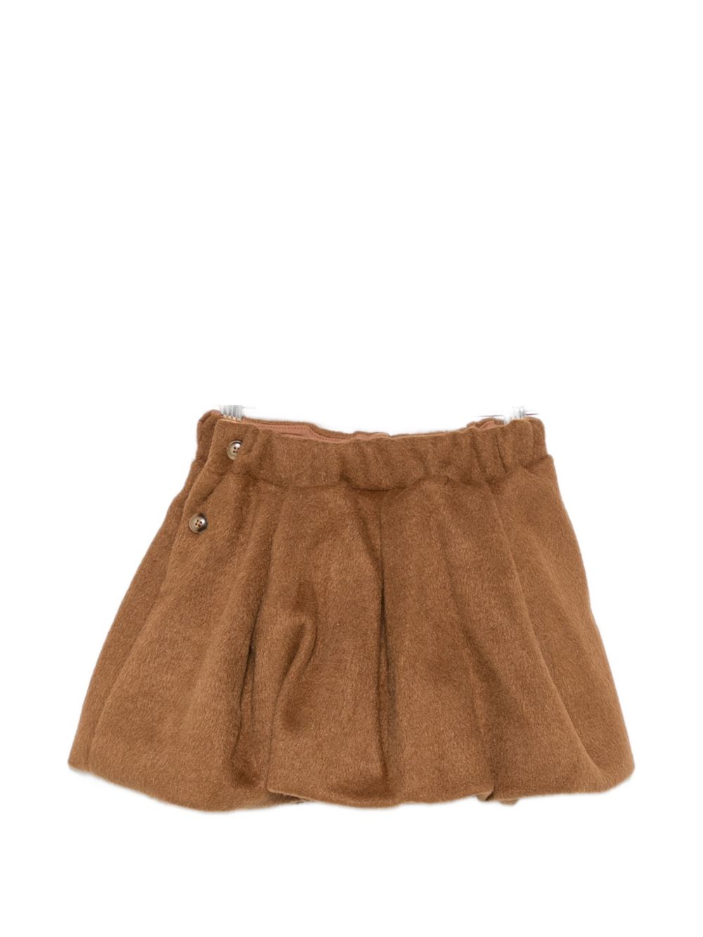 Gonna per bambina Donsje Kids marrone con texture infeltrita 4125500 00035 DONSJE KIDS 