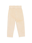 Pantaloni per bambino Donsje Kids beige con trama a coste 4125700 00133 DONSJE KIDS 