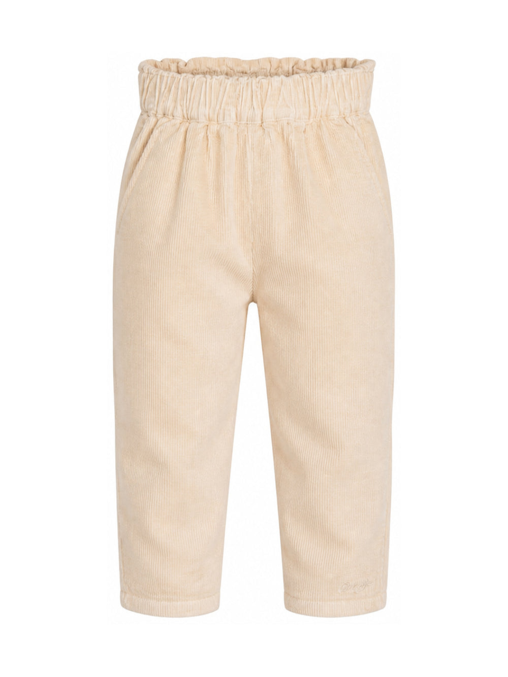Pantaloni per bambino Donsje Kids beige con trama a coste 4125700 00133 DONSJE KIDS 