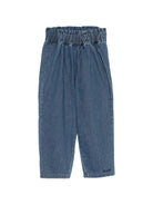 Jeans per bambina Donsje Kids blu con vita elasticizzata 4125800 00102 DONSJE KIDS 