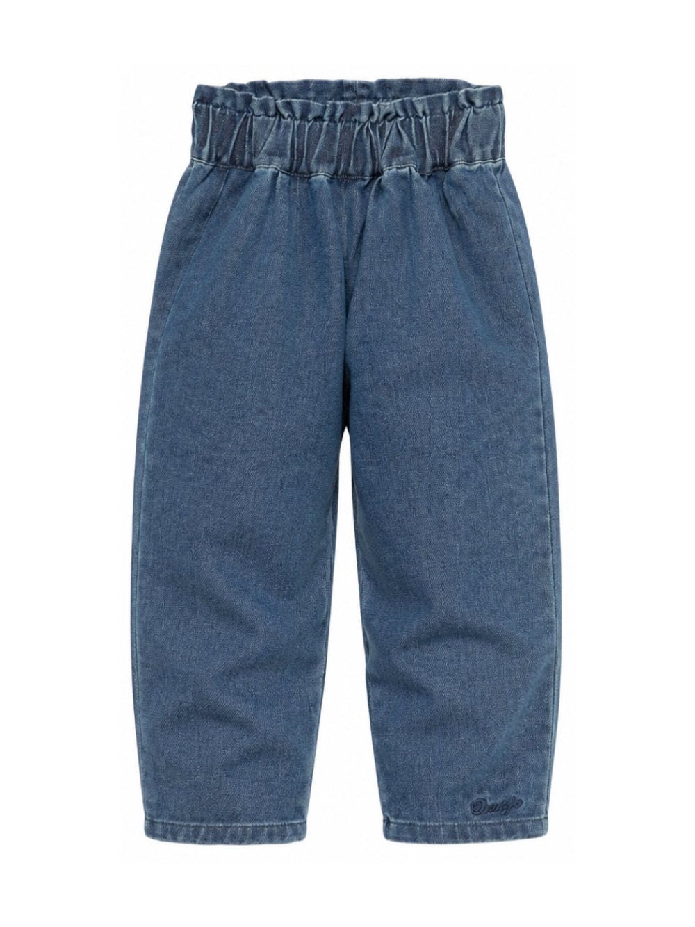Jeans per bambina Donsje Kids blu con vita elasticizzata 4125800 00102 DONSJE KIDS 