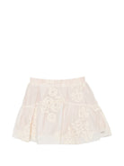 Gonna Kubwa per bambina Donsje Kids rosa con ricamo a fiori 4126100 S0050 DONSJE KIDS 
