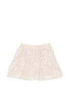 Gonna Kubwa per bambina Donsje Kids rosa con ricamo a fiori 4126100 S0050 DONSJE KIDS 