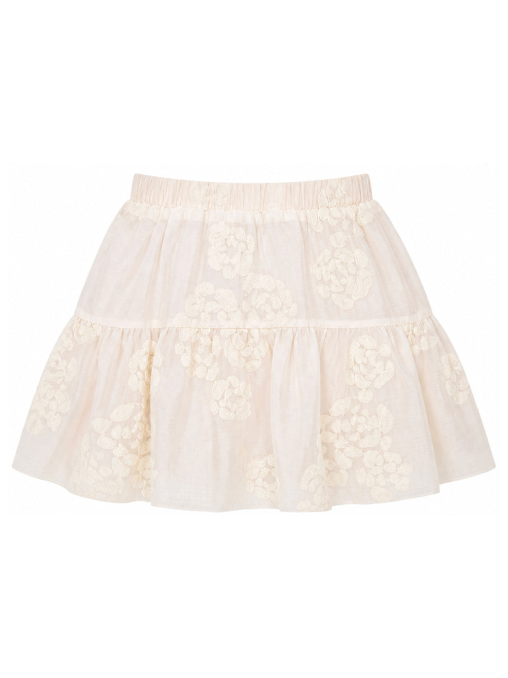 Gonna Kubwa per bambina Donsje Kids rosa con ricamo a fiori 4126100 S0050 DONSJE KIDS 