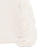 T-shirt per bambina Donsje Kids bianca con maniche lunghe 4128700 00001 DONSJE KIDS 