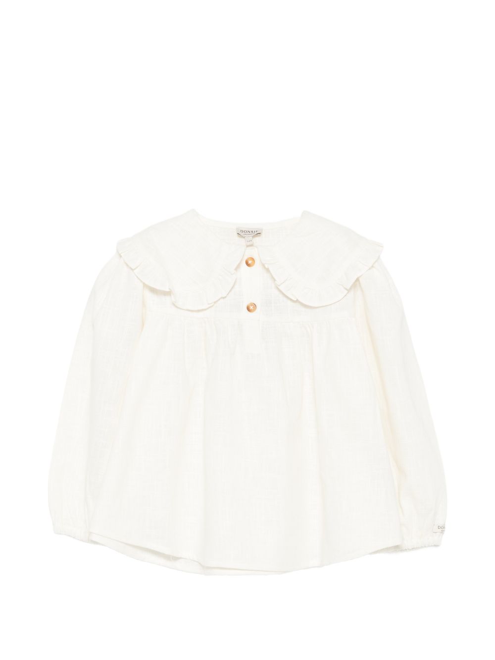 Blusa per bambina Donsje Kids bianco con colletto con ruches 4129200 00002 DONSJE KIDS 