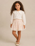 Blusa per bambina Donsje Kids bianco con colletto con ruches 4129200 00002 DONSJE KIDS 