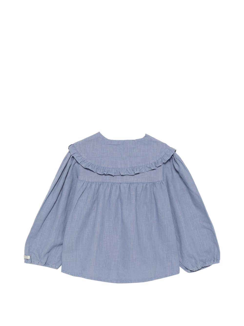 Blusa per bambina Donsje Kids blu con ruches 4129200 00185 DONSJE KIDS 