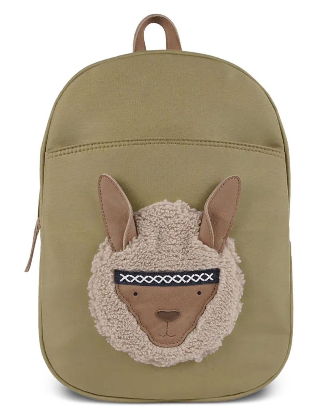 Zaino per bambini Donsje verde con toppa lama 5524001 00063 DONSJE KIDS 