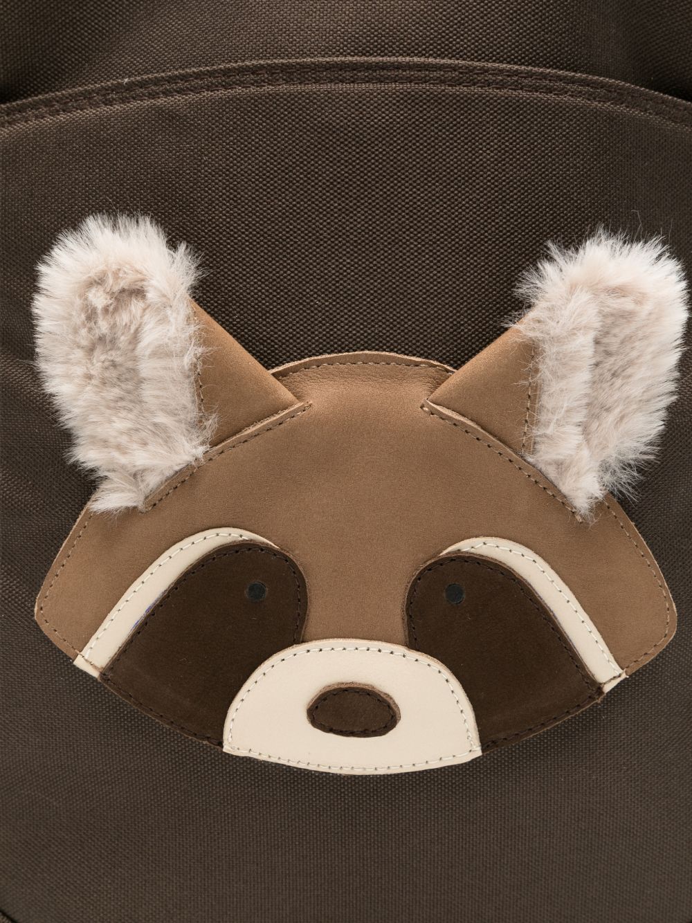 Zaino per bambini Donsje marrone con toppa procione 5524003 00023 DONSJE KIDS 