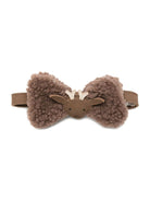 Papillon per bambino Donsje Kids marrone con applicazione frontale con renna 5524602 CF016 DONSJE KIDS 