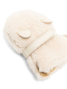 Muffole per neonati Donsje Kids bianche con effetto in shearling 6023101 CF002 DONSJE KIDS 