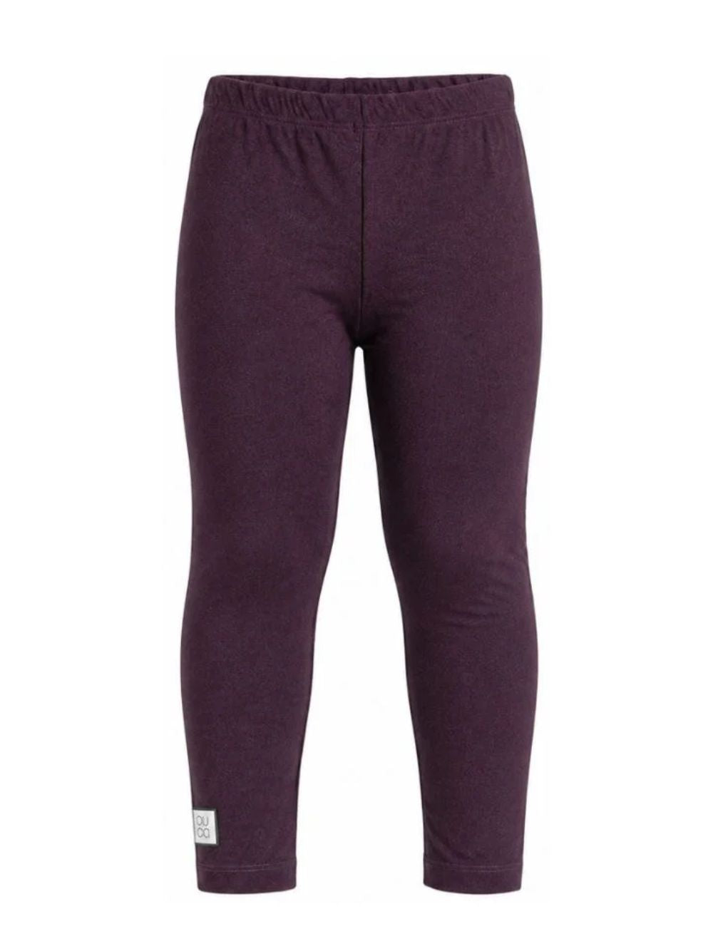 Leggins per bambina Douuod Kids viola con logo applicato sul lato DY6A20 J0331 558 DOUUOD KIDS 