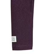 Leggins per bambina Douuod Kids viola con logo applicato sul lato DY6A20 J0331 558 DOUUOD KIDS 
