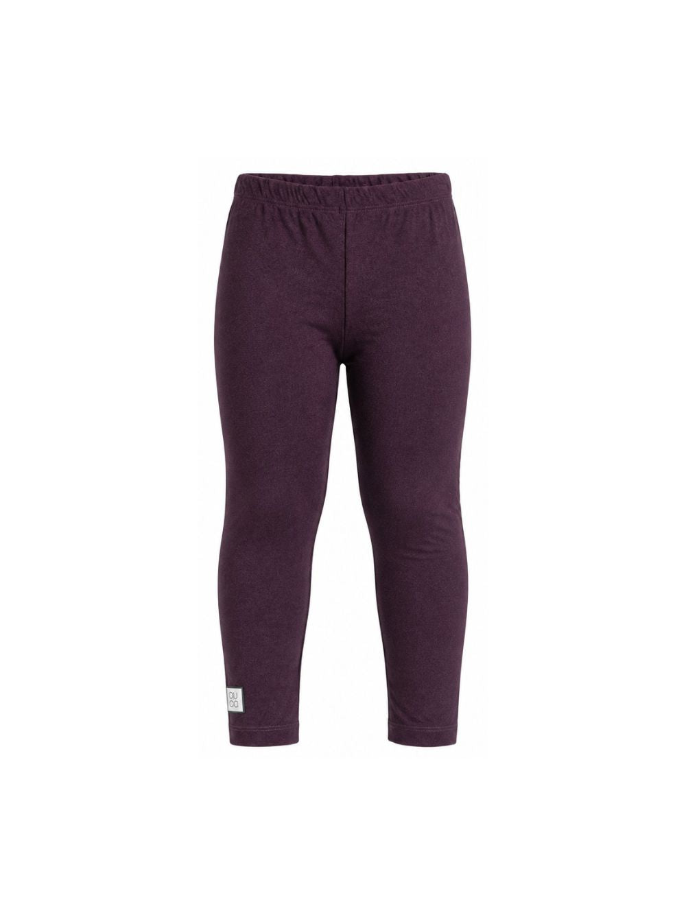 Leggins per bambina Douuod Kids viola con logo applicato sul lato DY6A20 J0331 558 DOUUOD KIDS 