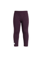 Leggins per bambina Douuod Kids viola con logo applicato sul lato DY6A20 J0331 558 DOUUOD KIDS 