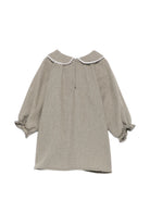 Abito per neonata Douuod Kids grigio con colletto alla Peter Pan DZ1010 I0337 903 DOUUOD KIDS 