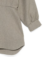 Abito per bambina Douuod Kids grigio con colletto classico DZ1A00 I0337 903 DOUUOD KIDS 