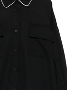 Abito per bambina Douuod Kids nero con colletto classico DZ1A10 I0337 61L DOUUOD KIDS 