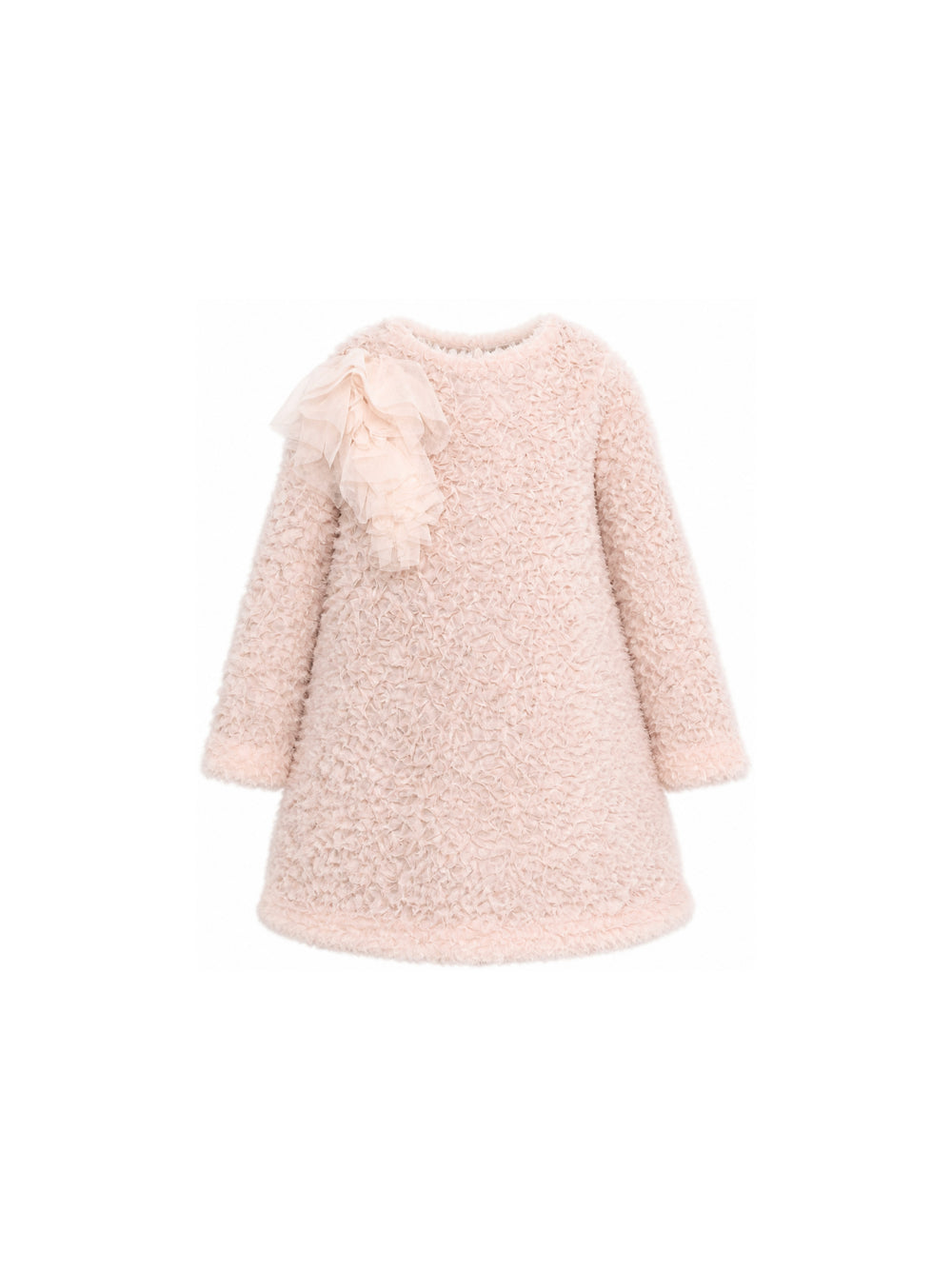 Abito per bambina Douuod Kids rosa con finitura texturizzata DZ1A50 Z4089 504 DOUUOD KIDS 