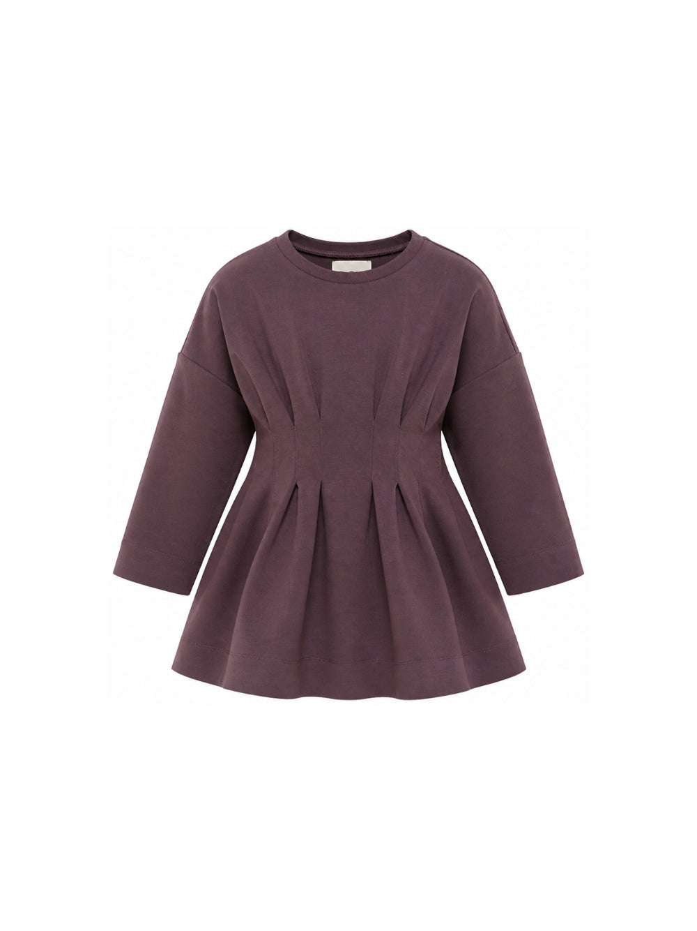 Abito per bambina Douuod Kids viola con dettagli plissettati DZ1A60 Z3728 558 DOUUOD KIDS 