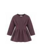 Abito per bambina Douuod Kids viola con dettagli plissettati DZ1A60 Z3728 558 DOUUOD KIDS 