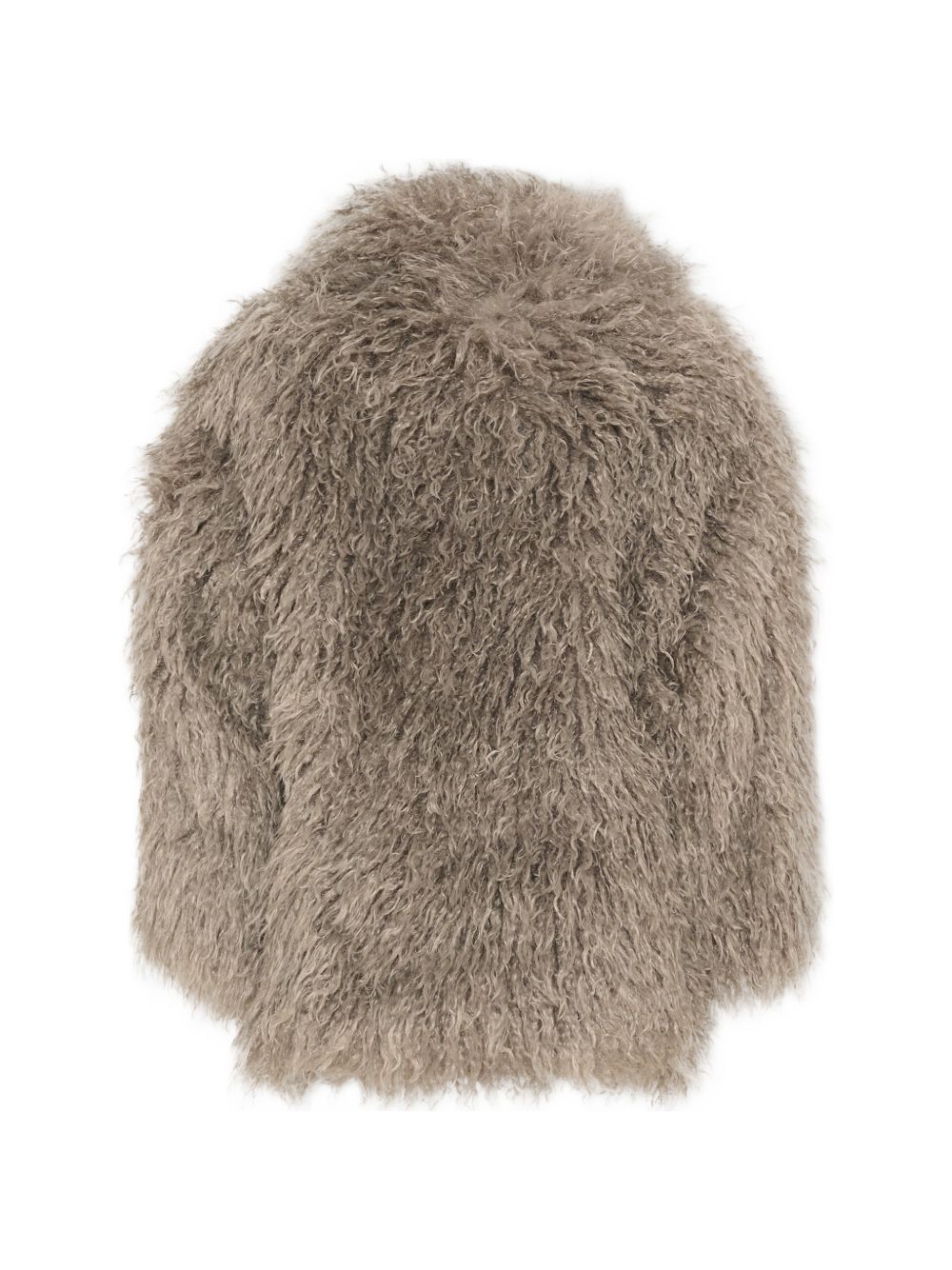Cappotto in pelliccia per bambina Douuod Kids grigia con collo alto DZ2A10 Z4004 829 DOUUOD KIDS 