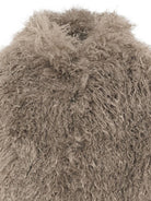 Cappotto in pelliccia per bambina Douuod Kids grigia con collo alto DZ2A10 Z4004 829 DOUUOD KIDS 